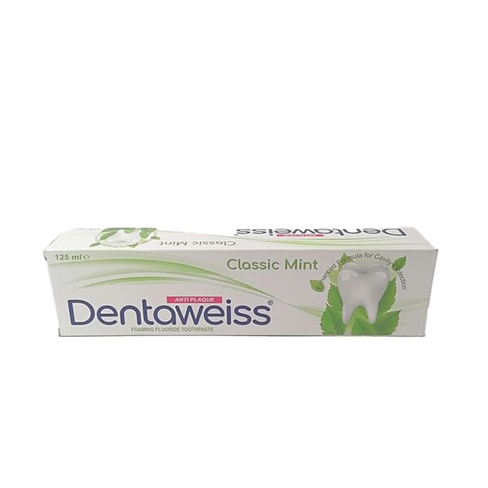 Dentaweiss Classic Mint Mild & Refreshing Mint Toothpaste, 125ml