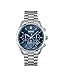 Produktbild BOSS Herren Chronograph Quarz Uhr 44mm Champion Kollektion mit Blauem Zifferblatt und Silbernem Edelstahlarmband, Datumsfunktion, 3 Hilfszifferblätter, 10ATM Wasserdichtigkeit - 1513818