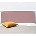 Housse De Protection pour Tête De Lit Moderne Simple Extensible en Tissu épais Couvre-tête De Lit pour Simple Double King Cuir/étui Souple/Tête De Lit en Bois,Pink-HeadboardLength:175-190cm