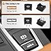 X AUTOHAUX Car Trim Console Control Electronic Parking Brake Switch Button Cover P Button Cover Replacement Short Feet for BMW 5 6 Series X2 X4 X5 X6 F07 F10 F12 F16 F25 F26 2015-2019