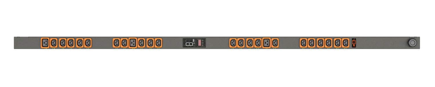 Vertiv Geist Switched Vertical PDU with 21 Locking IEC C13 & 3 Locking IEC C19 Outlets, 20A, 208V, 3.3kW (VP8959NA3)