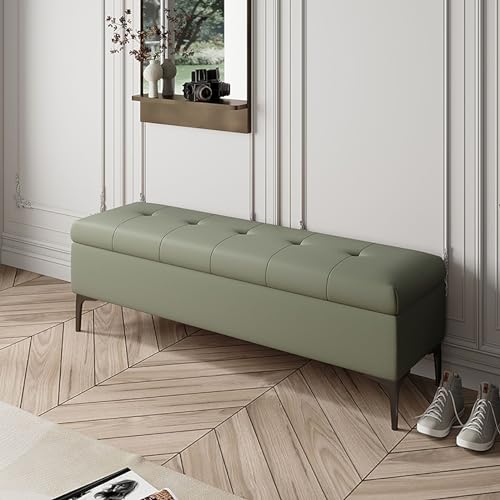 Banc de chambre avec rangement coffre et banc de hall d'entrée étroit