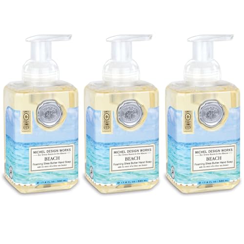 Michel Design Works Foaming Hand Soap, Beach, 17.8 Fl oz, Pack of 3 image 3