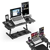 Newtral Lap Desk Bed Tray Table, Foldable Portable Laptop Table Tray for Chair, Laptop Stand for Couch Sofa Floor for Adults, Kids, Ideal for Study, Reading, Breakfast,and Working (Black, Premium)