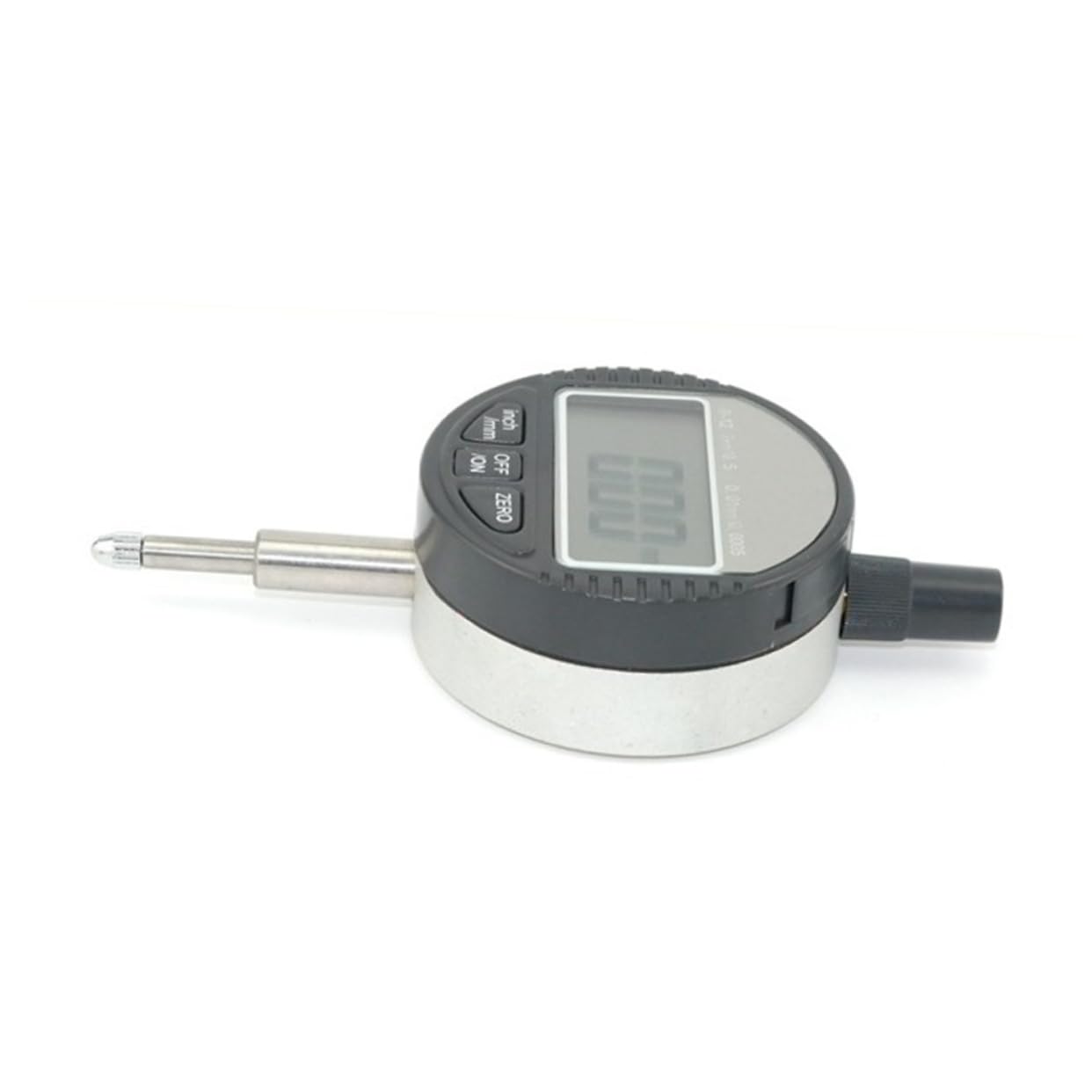 Indicatore Digitale Quadrante 0-12, 7mm in Lega di Alluminio Nero | Risoluzione 0, 01mm, Interfaccia Dati RS232, Batteria a Bottone 1, 5 V Inclusa, Copertura Posteriore