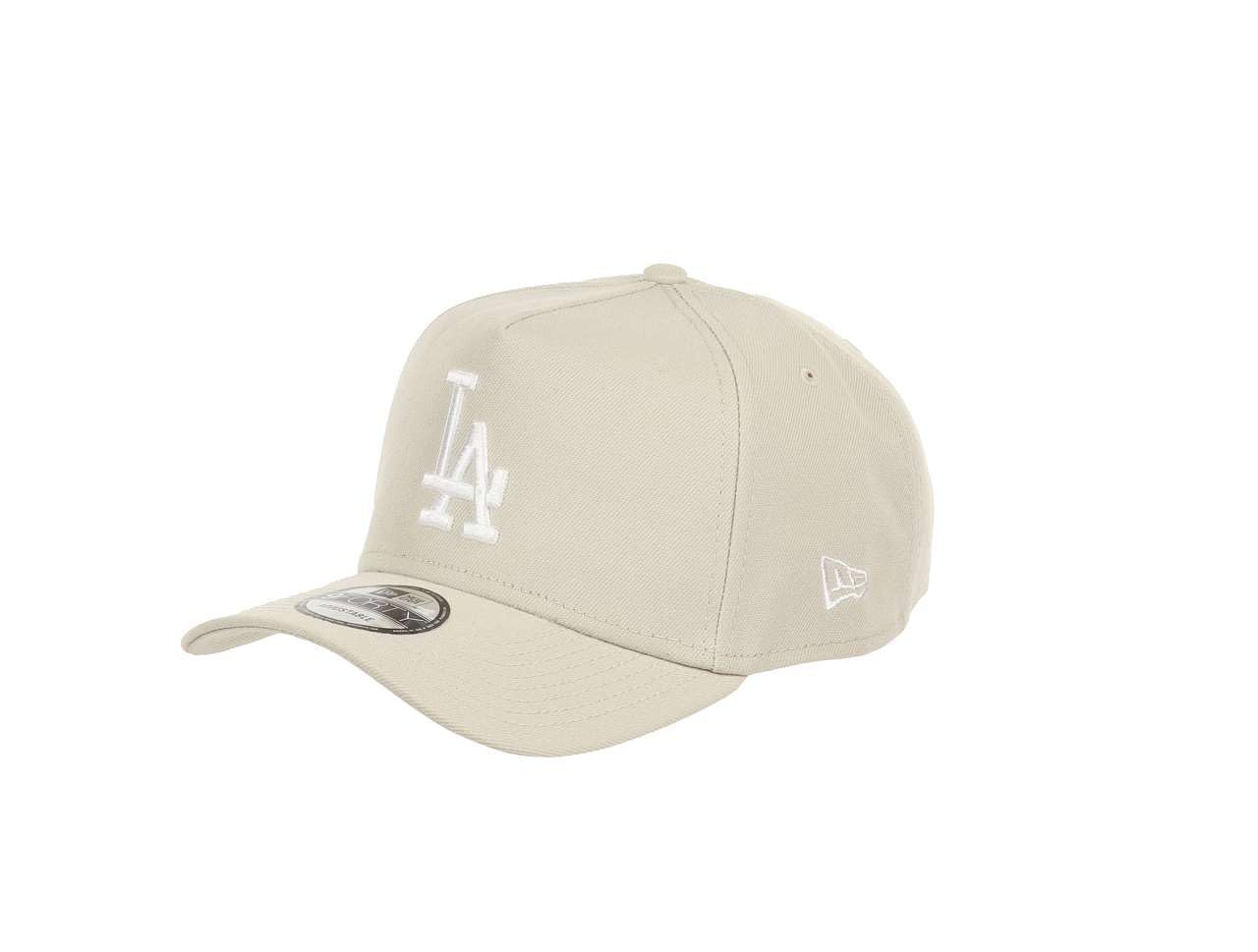 New Era Los Angeles Dodgers MLB Stone White 9Forty A-Frame Snapback Cap โ image 1