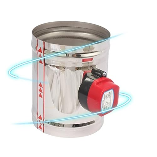 Válvula de compuerta aire con actuador de 1 Nm para regular conductos de 12V 5