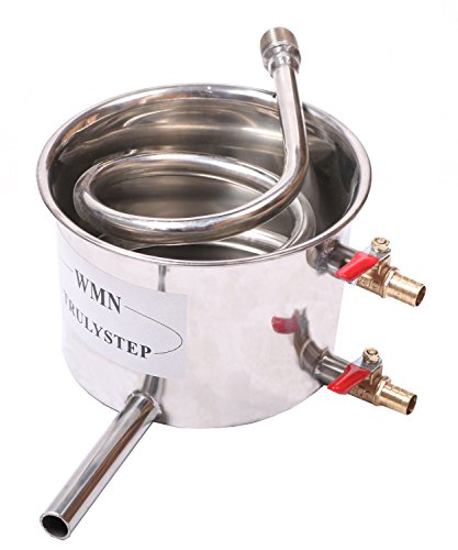 Yuewo 3 Pots Diy 3Gal/12Litres Still Stainless Steel Water Alcohol Distiller Home Brew Wine Making Kits With Thumper Keg For Diy Brandy Whisky Wine Distilled Water #TOP4