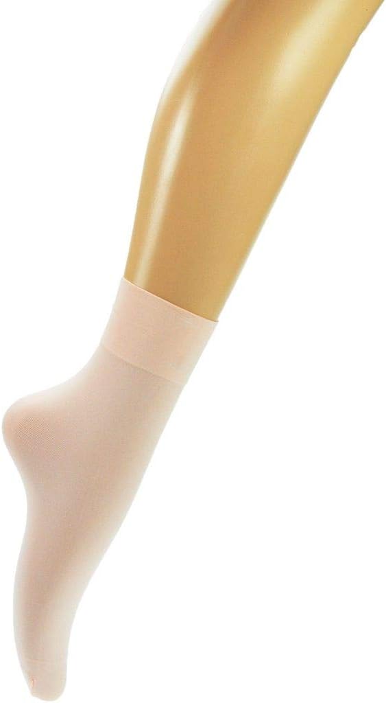 2 Pairs Adult and Childrens Silky Essentials Ballet Socks Theatrical Pink