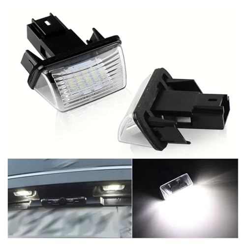 Iluminación LED para matrícula de coche Peugeot 206 307 308 Partner 2