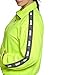 DKNY Women's Plus Size Sleeve Logo Tape Quarter Zip Fleece Pullover, Zest, 2X