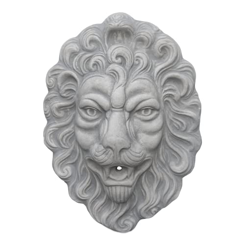 gartendekoparadies.de Magnifique décoration Murale Motif tête de Lion en Pierre reconstituée,...