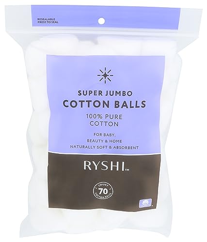 Ryshi Cotton Ball Jumbo - 70 ct