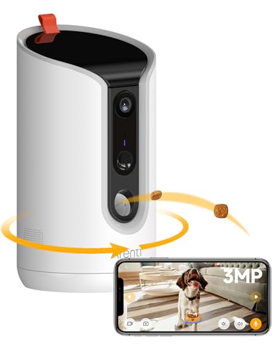 Arenti Cámara para Perros 360° para...