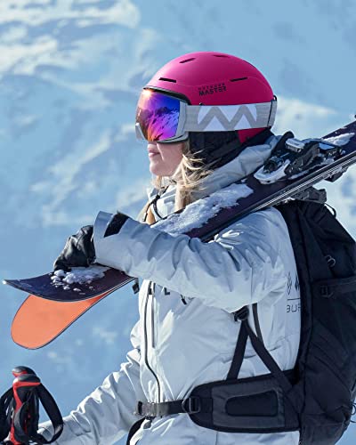 Outdoormaster Emerald Ski Helmet - Snowboard Helmet Adjustable With 13 Vents - Snow Helmet For Kids, Youth, Men, Women - Purple,M #TOP6