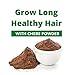 Main Natural Cosmetics Chebe Powder for Long, Strong Hair - Organic African Ingredients from Chad for Hair Growth, Free of Dyes for Men & Women (50g)