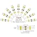 Sopoby 180 PCS Solder Seal Wire Connectors Heat Shrink Butt Connectors Electrical Waterproof Automotive Terminals (60 Red 60 Blue 45 White 15 Yellow)