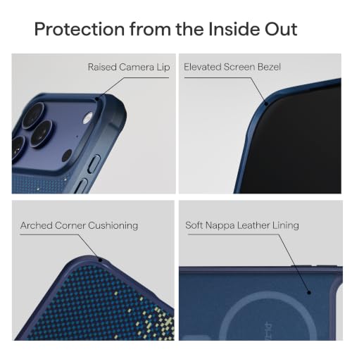 Image of pitaka for iPhone 17 Pro Case, Military-Grade Aramid, Milky Way Galaxy