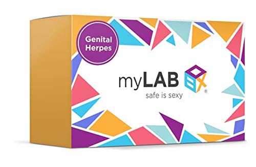 myLAB Box STD at Home Test for Women Genital Herpes CLIA Lab Certified Results (Not Available in NY)
