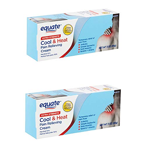 Equate Cold & Heat Pain Relieving Cream, 3 oz (Pack of 2)