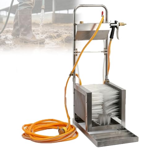 Imagen de Pfps Limpiador Automático De Botas De Acero Inoxidable Y Máquina para Limpiar Calzado De Lluvia