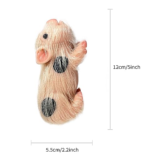 Muñeca cerdito realista de silicona de 13 cm miniatura 2