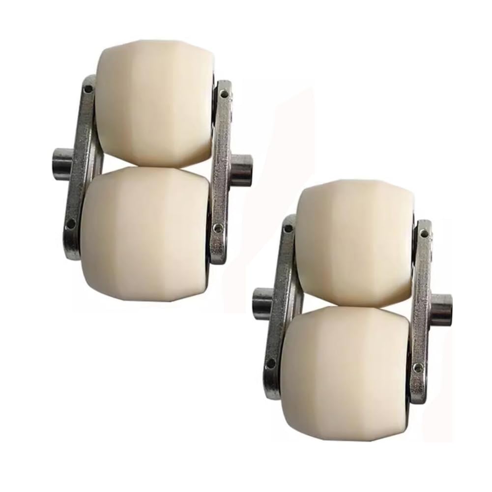 2× Rulli per transpallet Sostituzione delle Ruote del Transpallet in nylon carrello elevatore manuale per carrello elevatore Ruota industriale convessa con cuscinetti a sfera 800 kg
