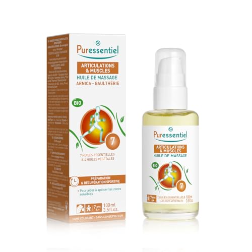 Puressentiel&ndash; Articulations et Muscles &ndash; Huile de Massage Arnica Gaulth&eacute;rie