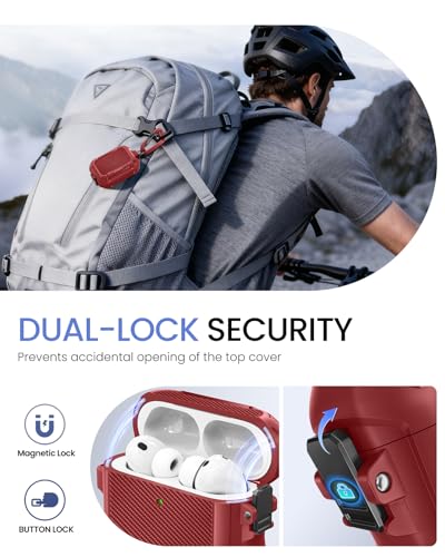 Coque AirPods Pro 3 MOBOSI rigide antichoc compatible MagSafe - 5