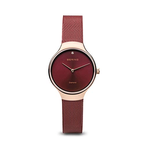 BERING Damen Uhr Quarz Movement - Charity Collection mit Edelstahl und Saphirglas 13326-Charity