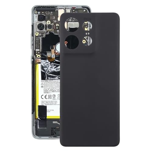 Coque arrière pour Motorola Edge 50 Pro noir avec kit outils de remplacement batterie