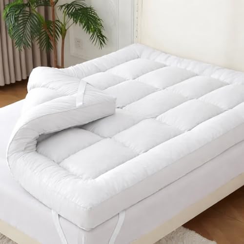 10cm Extra Thick Mattress Topper Double Bed - Box Stitched, Hotel...