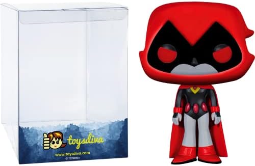 Funko Raven [Red] (Toys R Us Exc): P o p ! TV Vinyl Figurine Bundle with 1 Compatible 'ToysDiva' Graphic Protector (108-09509 - B) image 4
