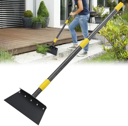 Edging Tools for Flower Beds: Which Ones Truly Stand Out? 6 Garden Flat Shovel - Weeding Tool, Heavy Duty Multifunctional Cleaning Shovel Floor Scraper, 60" Long Handle Ice Chopper Snow Spade Garden Tool for Lawn Edging, Scraping, Ice Removal