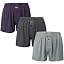 Grey, Blue Grey, Purple(3-pack)