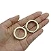 2 Pcs O Ring for Purse Strap,1 inch Spring Rings for Handbag & Keys,Gold