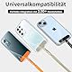 PEREKHVAT Handykette Universal, Verstellbares Handyband für Damen & Herren, Ohne Hülle, Mit 2 Patches, Ideal für Sport & Reisen, Handy Diebstahlschutz, Tragbar & Sicher - Schwarz