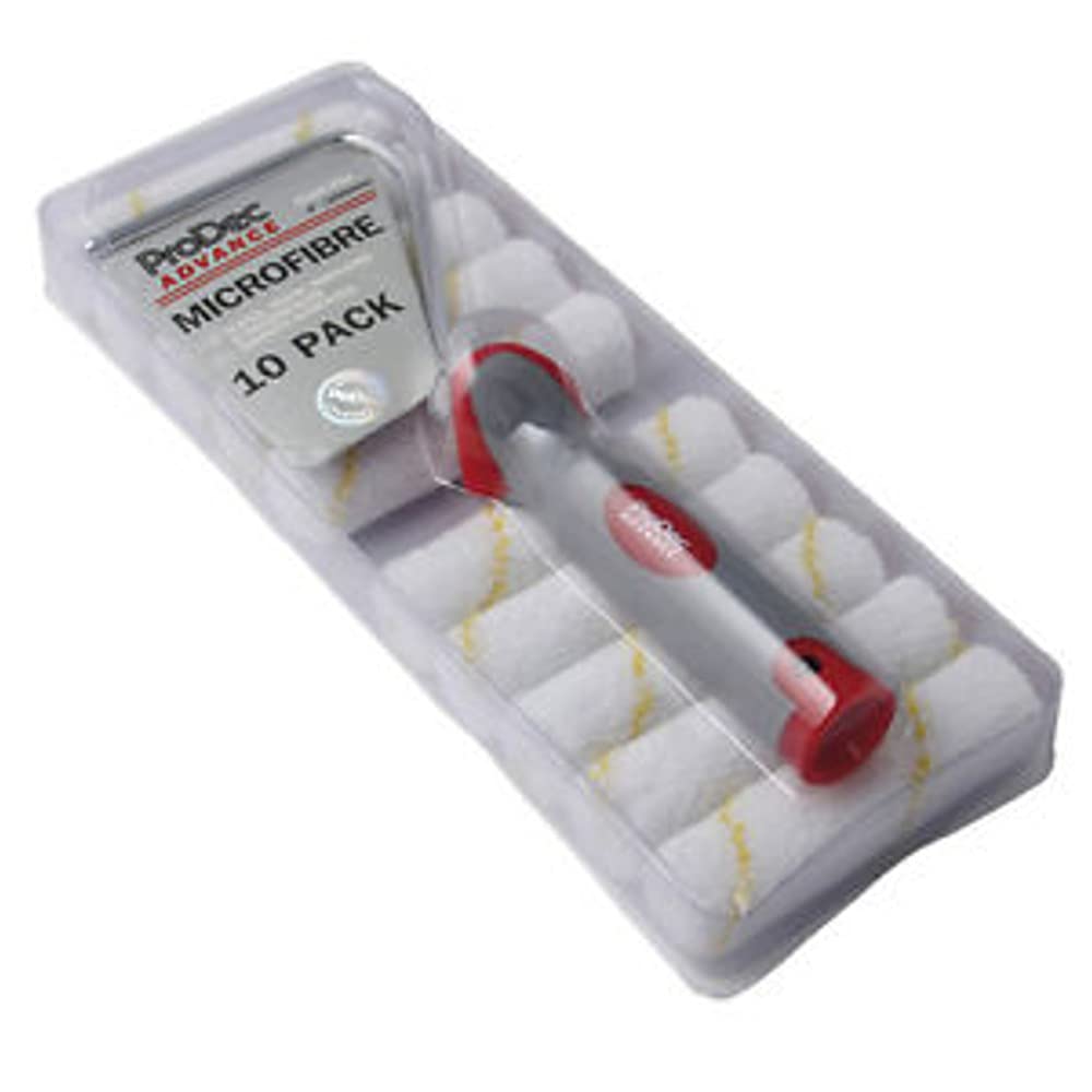 Rodo Short Pile Microfibre Roller & Frame (10 Pack) 4" /100mm