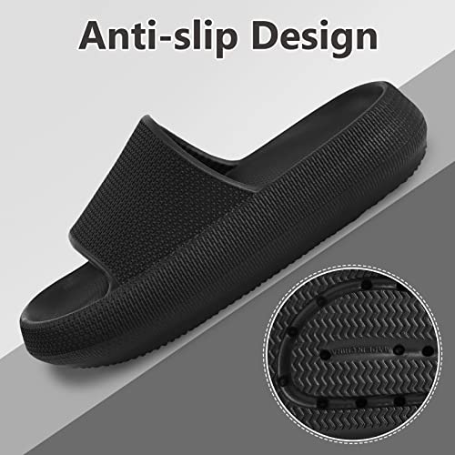 Koueci Kids Cloud Slides Boys Girls Shower Slippers Slip On Slide Sandals Non-Slip Summer Beach Pool Shoes thumb #2