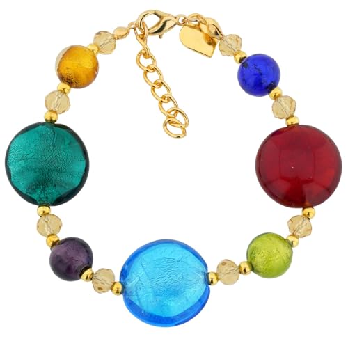 Bracelet en verre de Murano fait main : l'âme de Venise à votre poignet