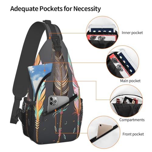 Bolso Cruzado Pequeño para Senderismo Unisex miniatura 4