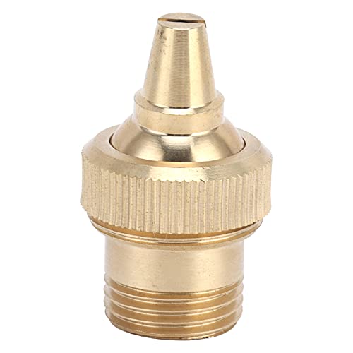 Fountain Nozzle Brass Adjustable Misting Spray Nozzle G1/2 DN15 Male Thread for Pond Fountains and Water Features High Quality Durable
