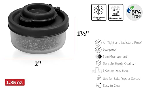 Image of Signoraware BPA Free Plastic Small Spice Sprinkles & Shaker (40mlx2 | Set of 2 | Multicolour)