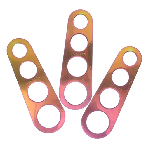 3pcs 4-hole Pasta Ruler Pasta Pasta Noodles Pasta Tools Spaghetti Portion Diameter Spaghetti Serving Size Tool Para Pasta Serving Size Tool Spaghetti Measuring Tool Spaghetti Ruler GRIRIW