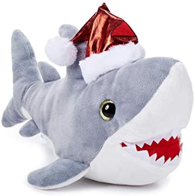 Amazon Winter Wonder Lane ぬいぐるみ アニメ ジョーズ サメ サンタハット 歌って踊る ぬいぐるみ おもちゃ