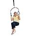 HearthSong 2-in-1 BungeeBounce Tree Swing for Kids with Hanging Rings, 64