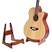 ZUXOCY Ukulele Stand Portable Wood Guitar Rack L-Frame Musical Instrument Stand Holder with Soft Side for Ukulele Violins