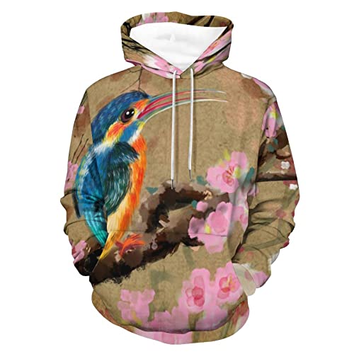 Sweatshirt impression 3D fleurs anciennes pour exprimer votre style