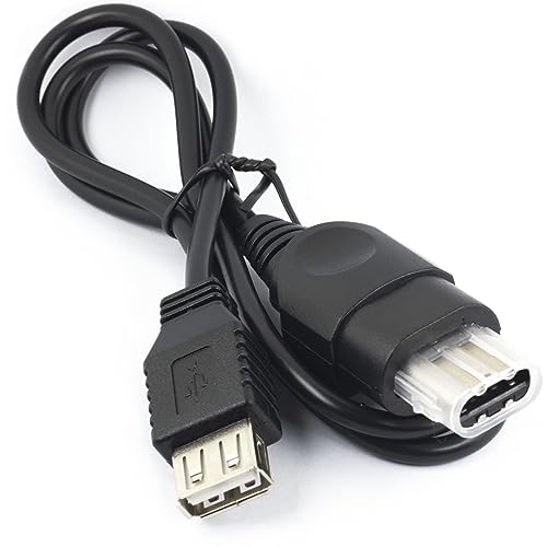 whiteeeen Cable adaptador USB para Xbox original Gen.1, USB tipo A hembra a controlador Xbox, cable convertidor de 76.2 cm de largo