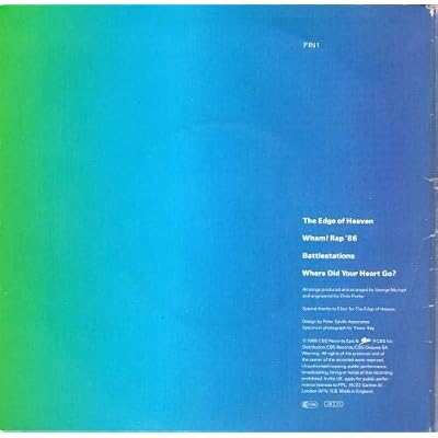 WHAM!, the edge of heaven, B side wham! rap '86, C side battlestations, D side where did your heart go?, FIN 1, 2x7" single